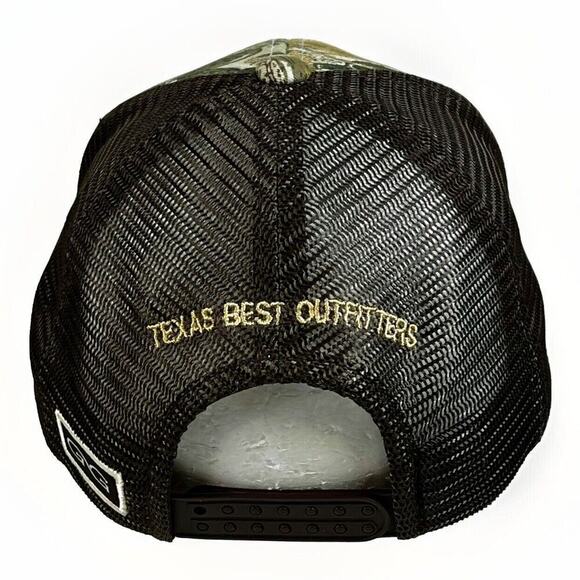 Guitar Outdoors Hat " Texas Best Outfitters " Snapback Trucker Cap Camo OSFM - Picture 3 of 7